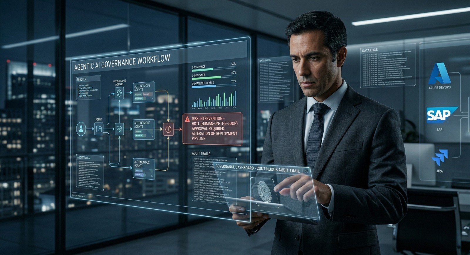 Governança Contínua em IA Agêntica e controle de decisões automatizadas