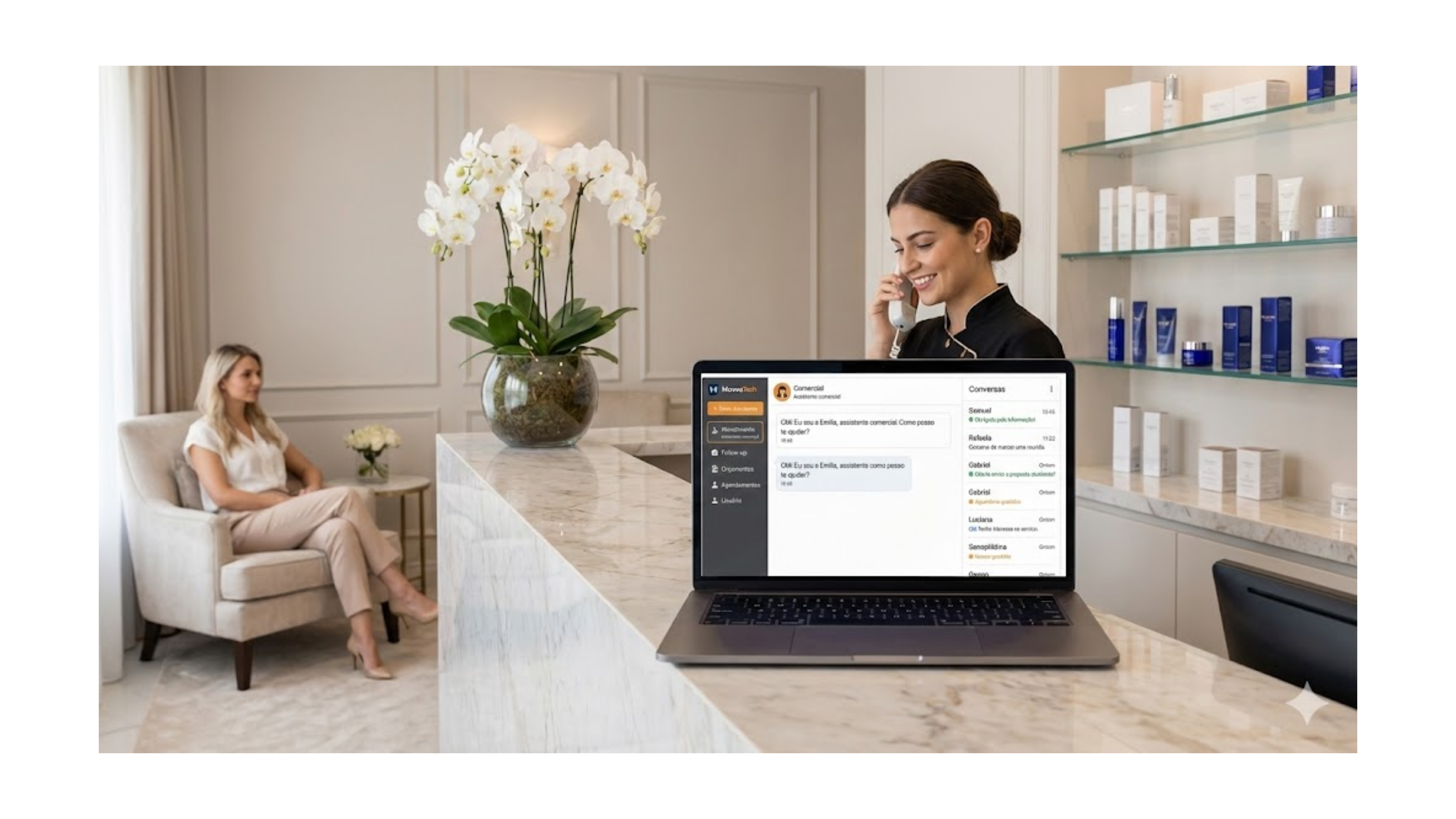 IA MovvaTech em atendimento